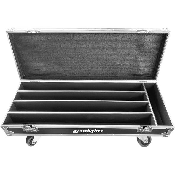 EVOLIGHTS GLAZE BAR CASE 4IN1 solidna skrzynia transportowa z kółkami na 4 listwy oświetleniowe