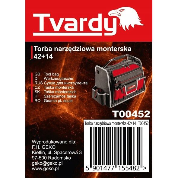 Tvardy Torba narzędziowa monterska 42+14 (2)