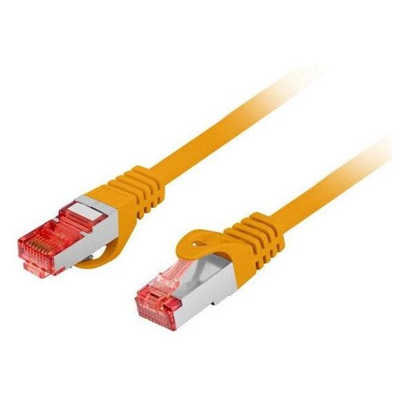 PATCHCORD ΚΑΤ.6 S/FTP LSZH CU 20M ΠΟΡΤΟΚΑΛΙ FLUKE PASSED LANBERG