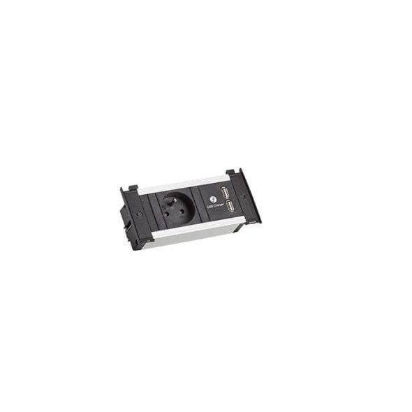 BACHMANN KAPSA XS 1xUTE 1xUSB Ładowarka sieciowa 2.0m AEH CEE7/7
