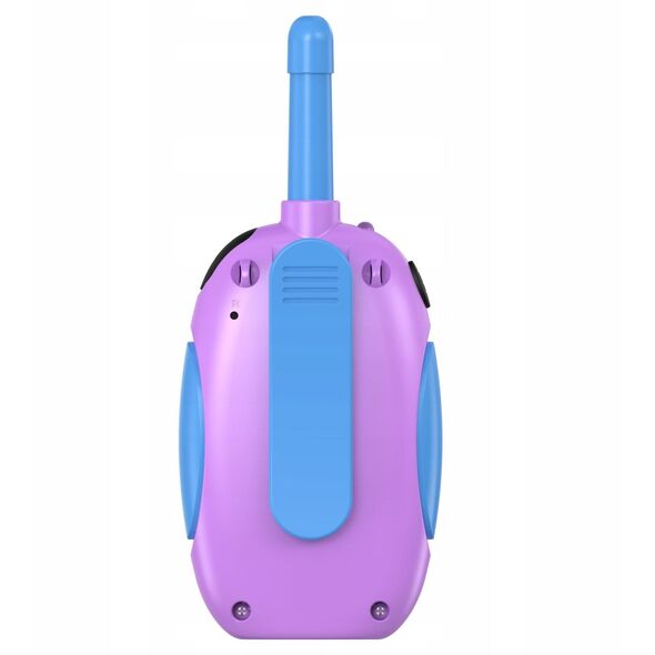 Zestaw 2x Radiotelefon Krótkofalówka Walkie Talkie 3km 16 Kanałów Kiddoboo / Fioletowy