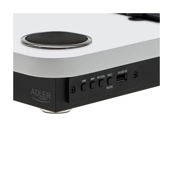 Plokštelių grotuv.Adler AD-1914W su USB,bluetooth