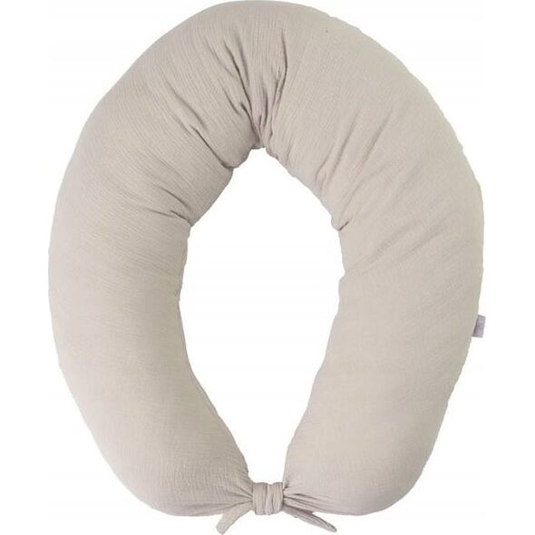 BabyMatex Poduszka pozycjonująca Moon Muslin dł. 260 cm beżowa