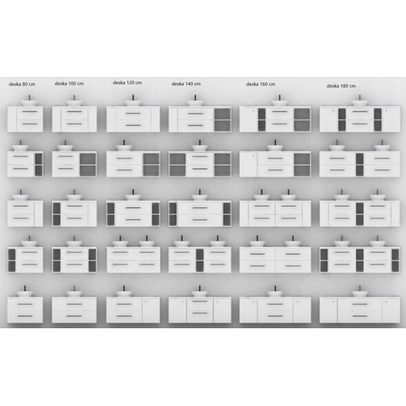 Cersanit S932-026 BLAT LARGA 120 BIAŁY// CER.LARGA-BLAT-120-BIAŁY