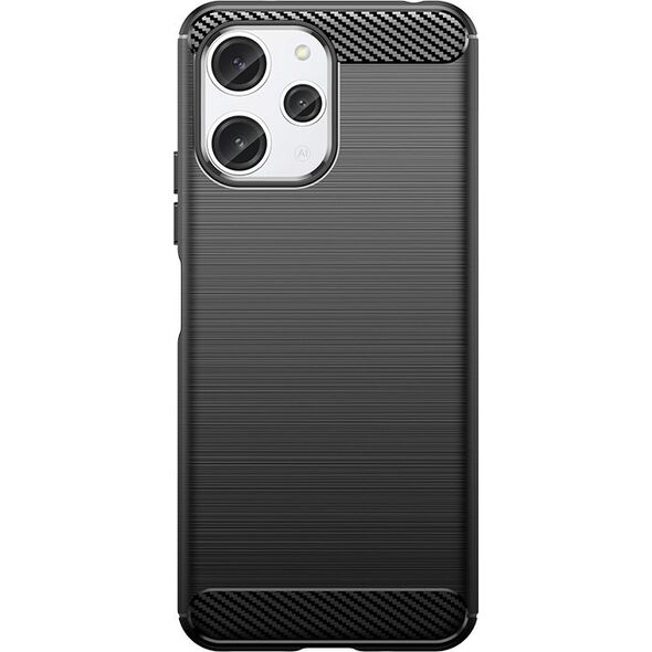 Hurtel Elastyczne etui wzór karbon do Xiaomi Redmi 12 Carbon Case - czarne