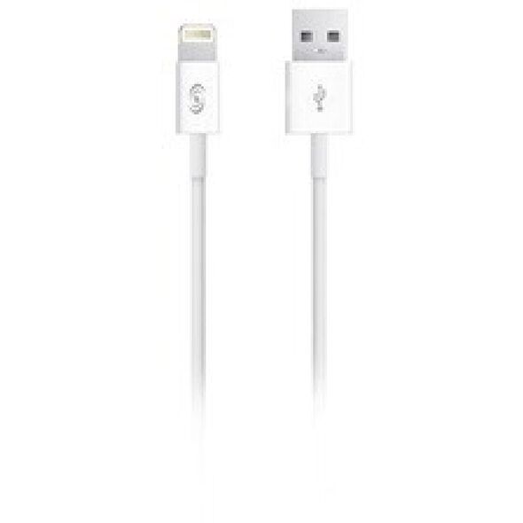 Καλώδιο Δεδομένων Fonex USB σε Lightning MFI 2.4A 12W 1.2m Από Fonex Λευκό