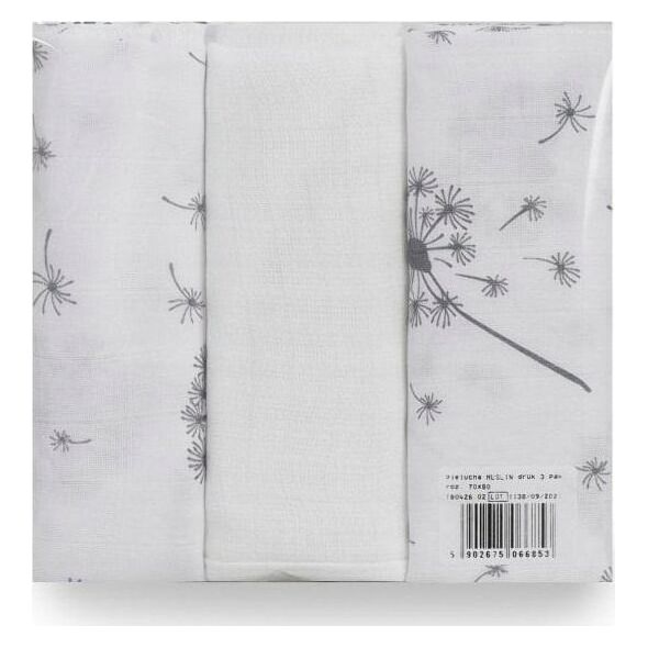 Pielucha muslin 3 pak 70x80
