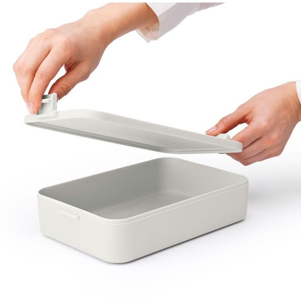 BRABANTIA Κάντε &amp| Πάρτε μεγάλο κουτί μεσημεριανού γεύματος ανοιχτό γκρι 203121