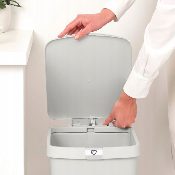 Κάδος με πεντάλ StepUp BRABANTIA 25 l Ανοιχτό Γκρι 800207