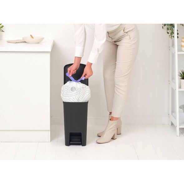 Κάδος με πεντάλ StepUp BRABANTIA 16 l Σκούρο Γκρι 800306