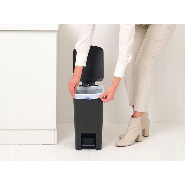 Κάδος με πεντάλ StepUp BRABANTIA 16 l Σκούρο Γκρι 800306