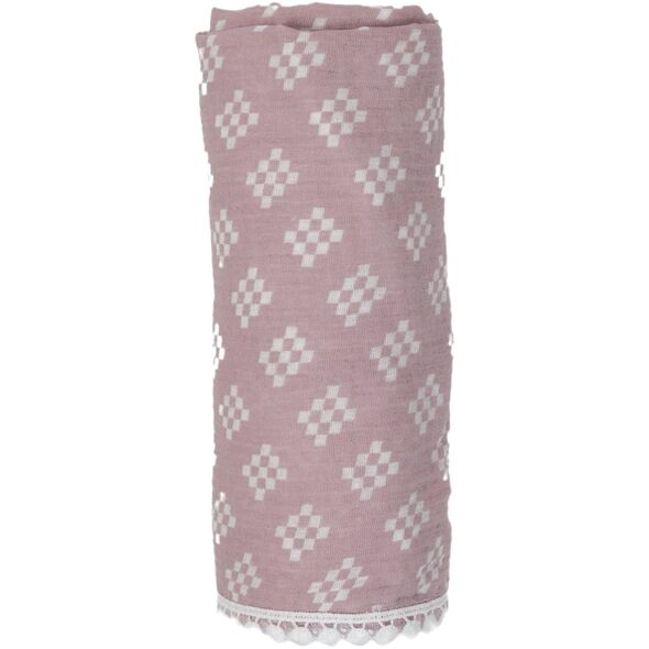 Πάνες από μουσελίνα Lodger Swaddle Tribe 120x120 cm Rose SWT 107