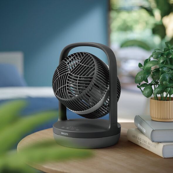 Νέο! PHILIPS σειρά 3000 Επιτραπέζιος ανεμιστήρας μαύρος CX3050/01