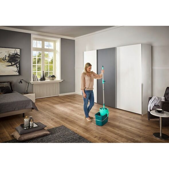 LEIFHEIT Gridas uzkopsanas komplekts Clean Twist M Ergo + gr. mazg. lidz. Power Cleaner 1L 52127