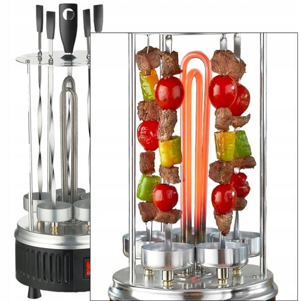 Zilan ZLN5565 Vertikalais barbekju grils 900W