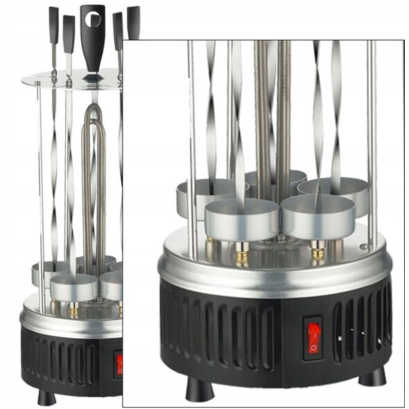 Zilan ZLN5565 Vertikalais barbekju grils 900W