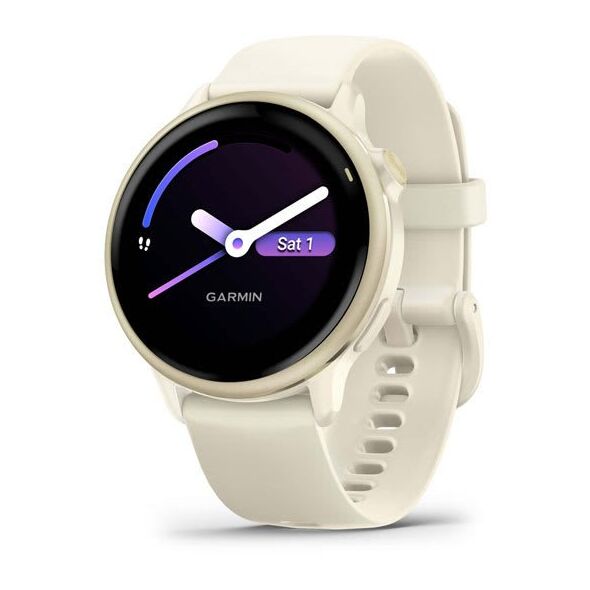 Garmin vívoactive® 6, Lunar Gold with Bone Band