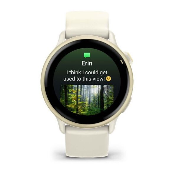 Garmin vívoactive® 6, Lunar Gold with Bone Band