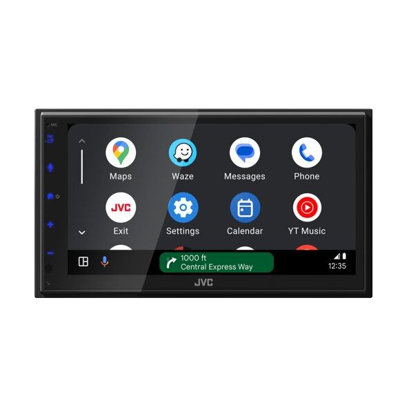 JVC KW-M595DBT radio samochodowe Czarny Wi-Fi 22 W Bluetooth
