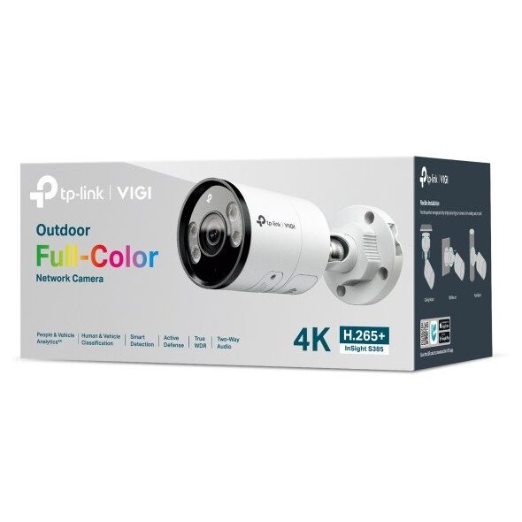 TP-Link INSIGHT S385 Kula (kształt) Kamera bezpieczeństwa IP Zewnętrzna 2880 x 1620 px Ściana