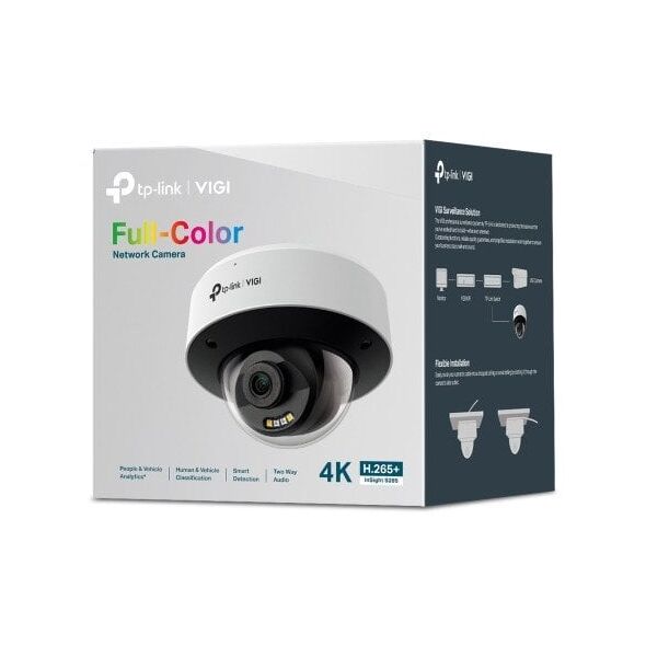 TP-Link InSight S285 Douszne Kamera bezpieczeństwa IP Zewnętrzna 3840 x 2160 px Sufit