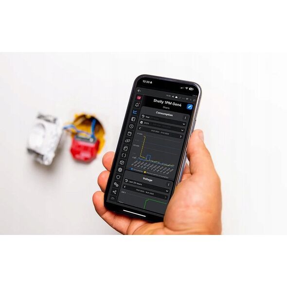 · Unterputz · 1PM Gen4 · Relais · max 16A · 1 Kanal · Messfunktion · WLAN · Matter · Zigbee · Bluetooth