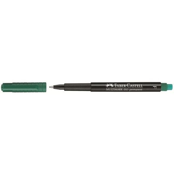 FABER-CASTELL Marker Multimark permanent F grün 10Stk.