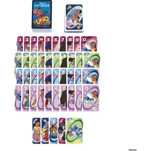 UNO παιχνίδι με κάρτες Lilo i Stitch (JCC10)
