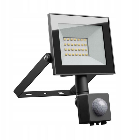 NOCTIS LUX 4 ΦΩΤΙΣΤΙΚΟ 20W NW 230V IP44 116x174x53mm ΜΑΥΡΟ αισθητήρας κίνησης PIR