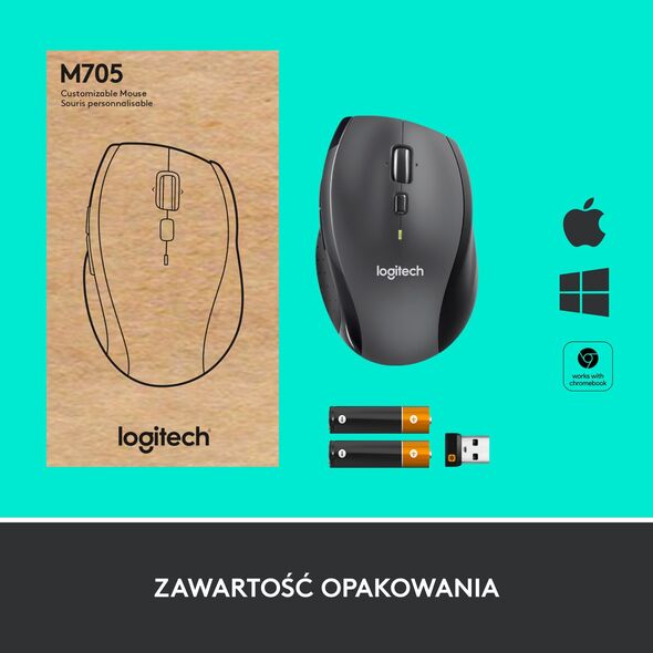 Mysz Logitech M705 Marathon (910-001949)