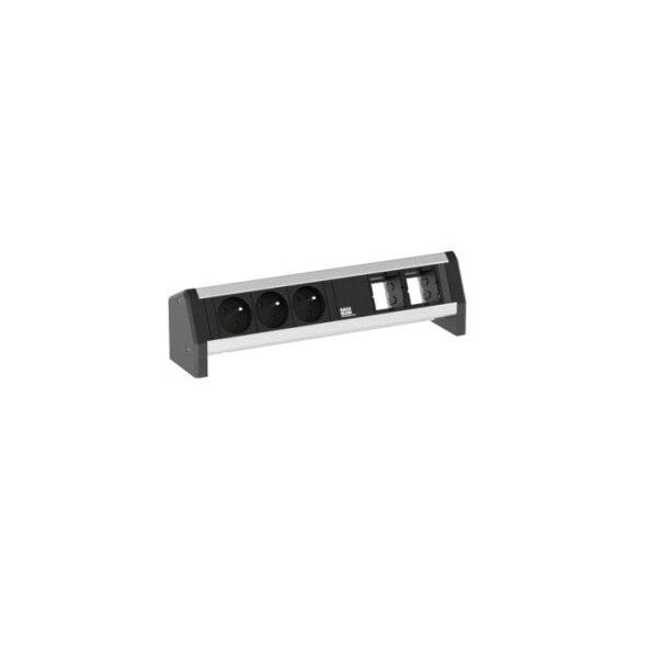 Listwa zasilająca Bachmann DESK 902.004 listwa zasilaj. 3x gn.UTE z bolcem uz. 2xwolne miejsce - 902.005