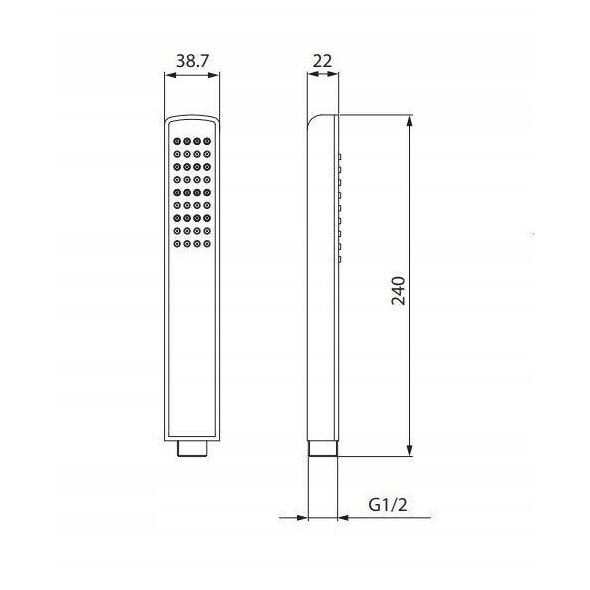Bateria wannowa Cersanit SET B724 Zestaw wannowy podtynkowy ZEN chrom (S952-034)