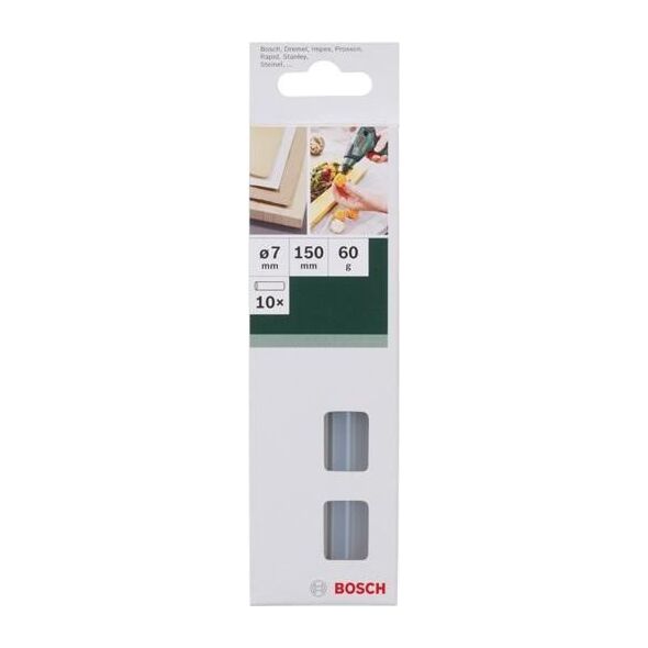 Pistolet do kleju Bosch Bosch Accessories 2609256A04 Heißklebesticks 7 mm 150 mm Transparent 60 g 10 St.
