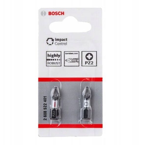 ΜΥΤΕΣ ΒΙΔΩΝ PZ2 BOSCH 25MM 2ΤΜΧ