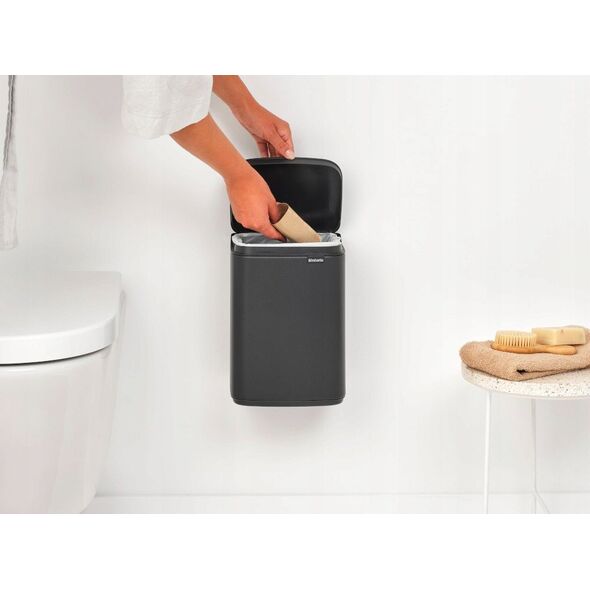Κάδος απορριμμάτων BRABANTIA Bo 4L Mineral Infinite Gray 233708
