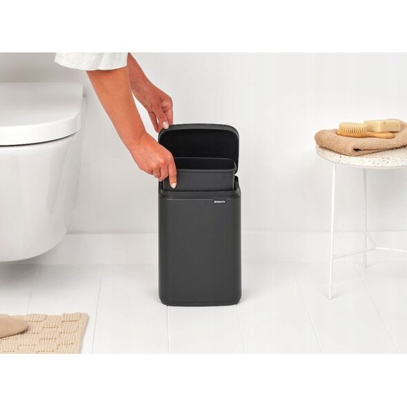 Κάδος απορριμμάτων BRABANTIA Bo 4L Mineral Infinite Gray 233708