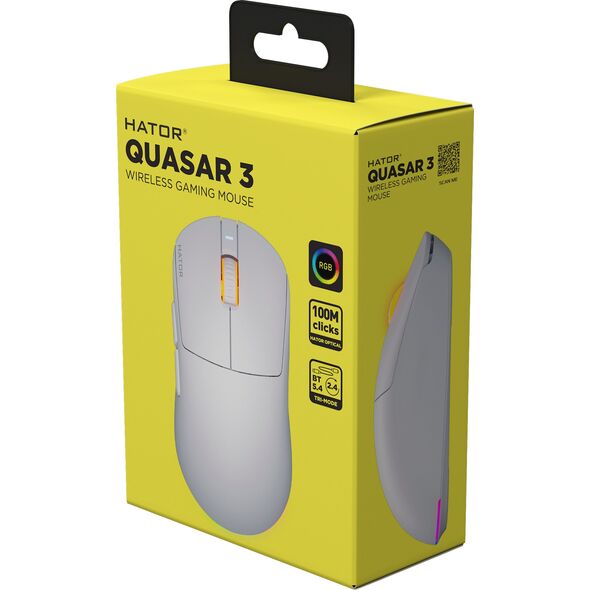 Ποντίκι Υπολογιστή Gaming Ασύρματο Hator HTM-731 Quasar 3 12000dpi