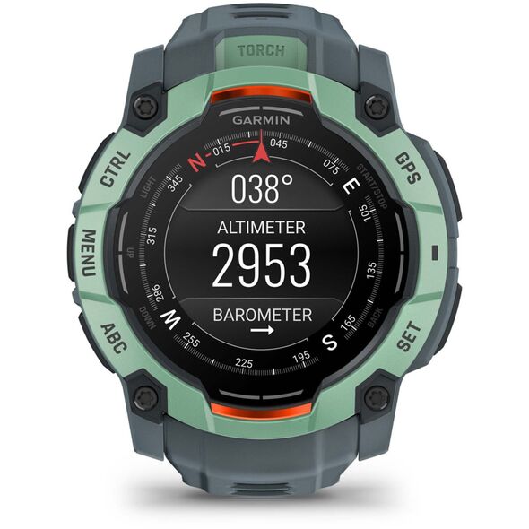 Garmin Instinct 3 50mm AMOLED λυκόφως/νέο τροπικό