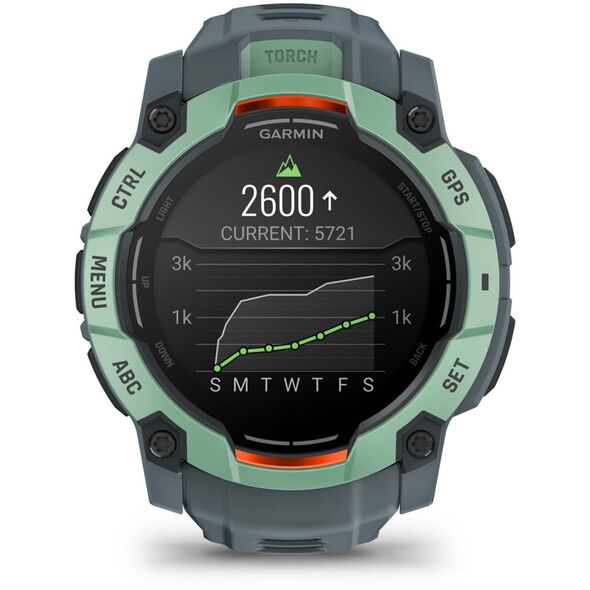 Garmin Instinct 3 50mm AMOLED λυκόφως/νέο τροπικό