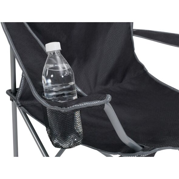 Outwell Spruce Arm Chair Ink Μαύρη Στυλάτη Καρέκλα Κατασκήνωσης, Μαύρη | Outwell