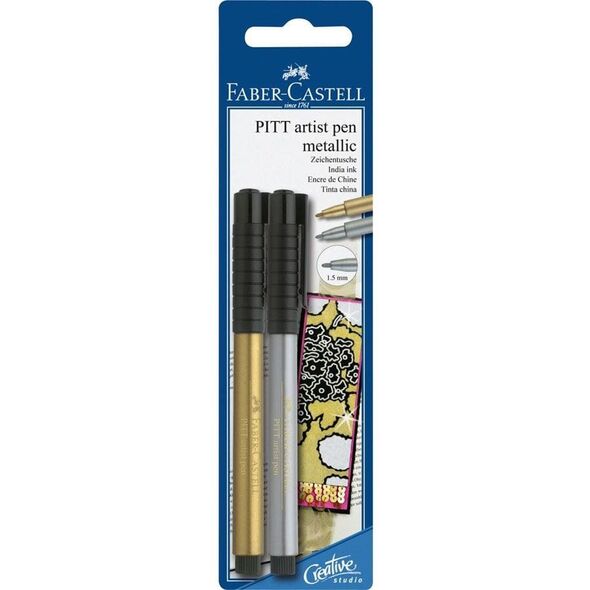FABER-CASTELL Tuschestift Pitt Artist Pen Fb.250/251BK