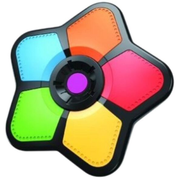 Elektroniczna Gra Logiczna Memory Gwiazdka Zręcznościowa Światła Dźwięki LEAN Toys