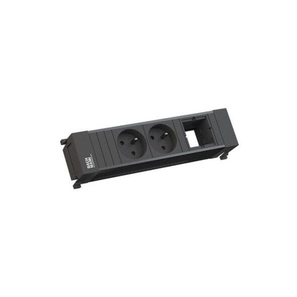 BACHMANN POWER FRAME 2xUTE 1xCM Profil plastikowy czarny