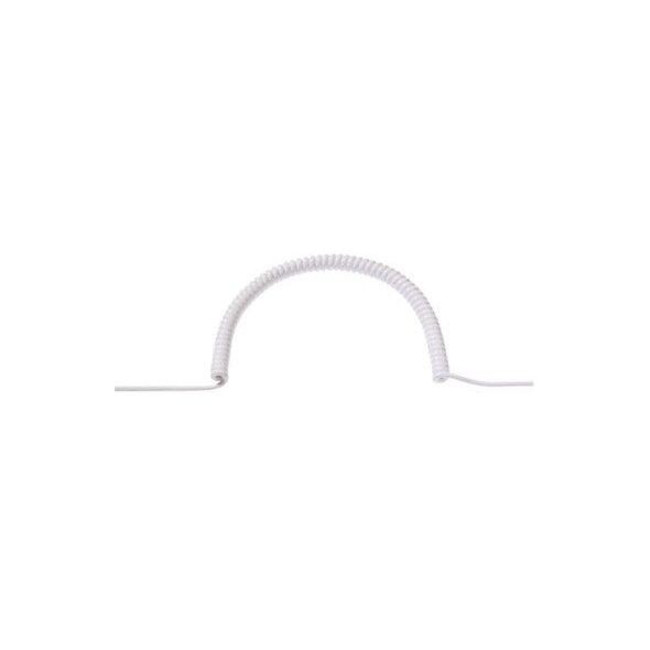 Kabel spiralny BACHMANN 1,5m-6m ws 0,2m prosty, H05VV-F 3G1,5mm, gładko cięty
