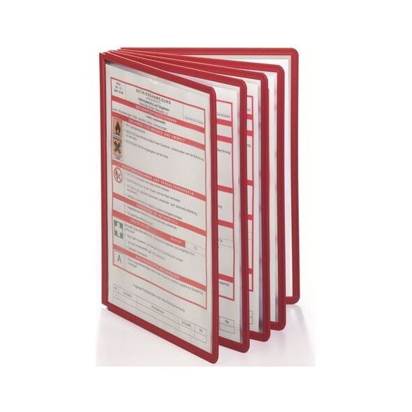 Durable Panel informacyjny A4 SHERPA PP czerwony (5606 03)