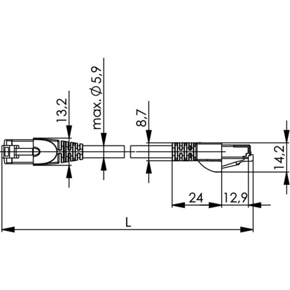 Telegärtner Telegärtner Patchkabel, S/FTP, PiMF, Cat 6A (ISO/IEC), grün, 20,0 m - L00006A0038