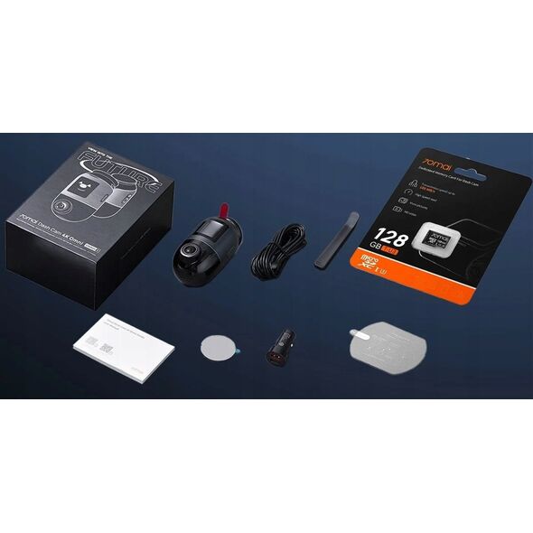 70mai Omni X800 4K Μαύρη + κάρτα 70mai SD 128GB