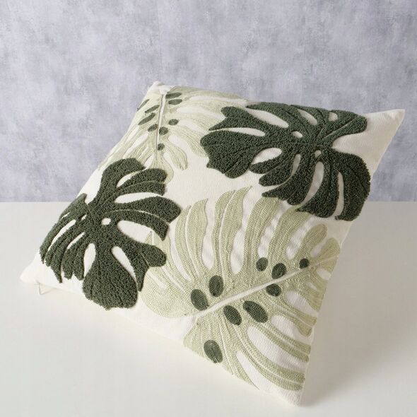 Διακοσμητικό μαξιλάρι με monstera DUBIA, 45 x 45 cm