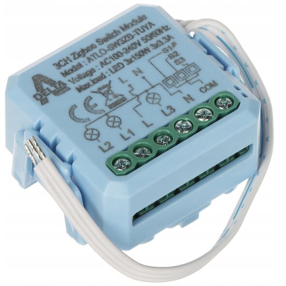 ΈΞΥΠΝΟΣ ΔΙΑΚΟΠΤΗΣ ATLO-SW3ZB-TUYA ZigBee, Tuya Smart
