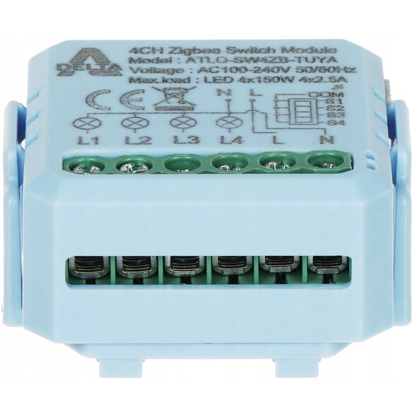 Έξυπνος Διακόπτης ATLO-SW4ZB-TUYA ZigBee, Tuya Smart